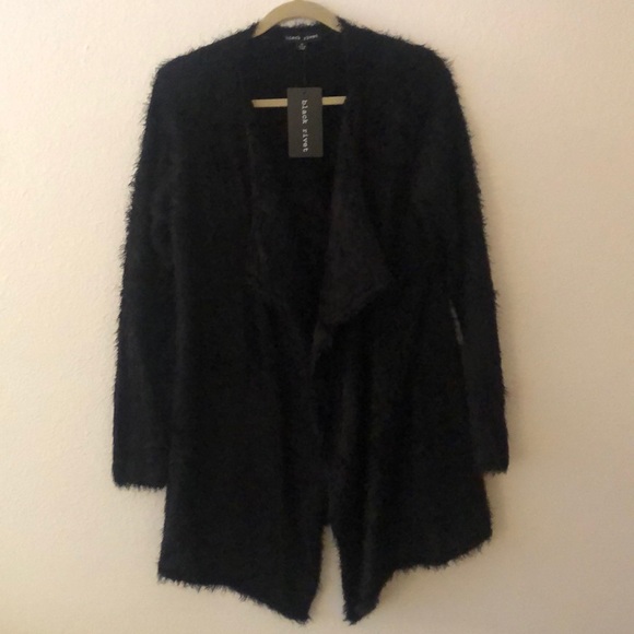 Black Rivet Sweaters - NWT Black Rivet Fuzzy Soft Open Sweater